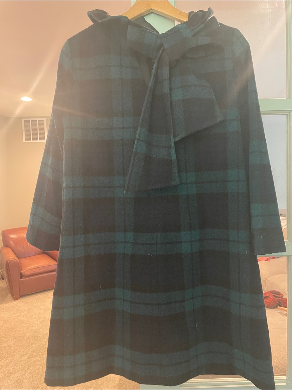 Tuckernuck Daphne Dress in Blackwatch Plaid